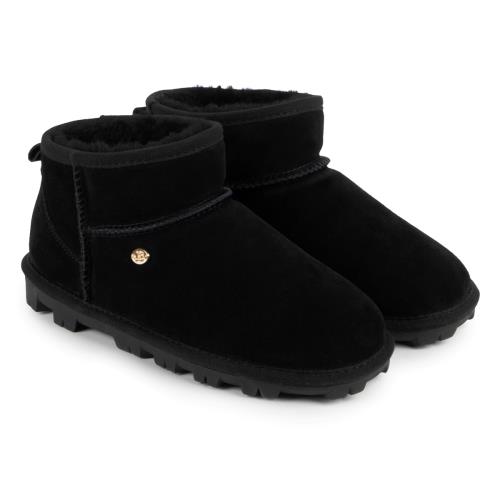 Ladies Mini Grace Sheepskin Boot Black Extra Image 4